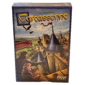 Z-man Games Carcassonne Board Game Includes Mini Expansion River + The Abbot